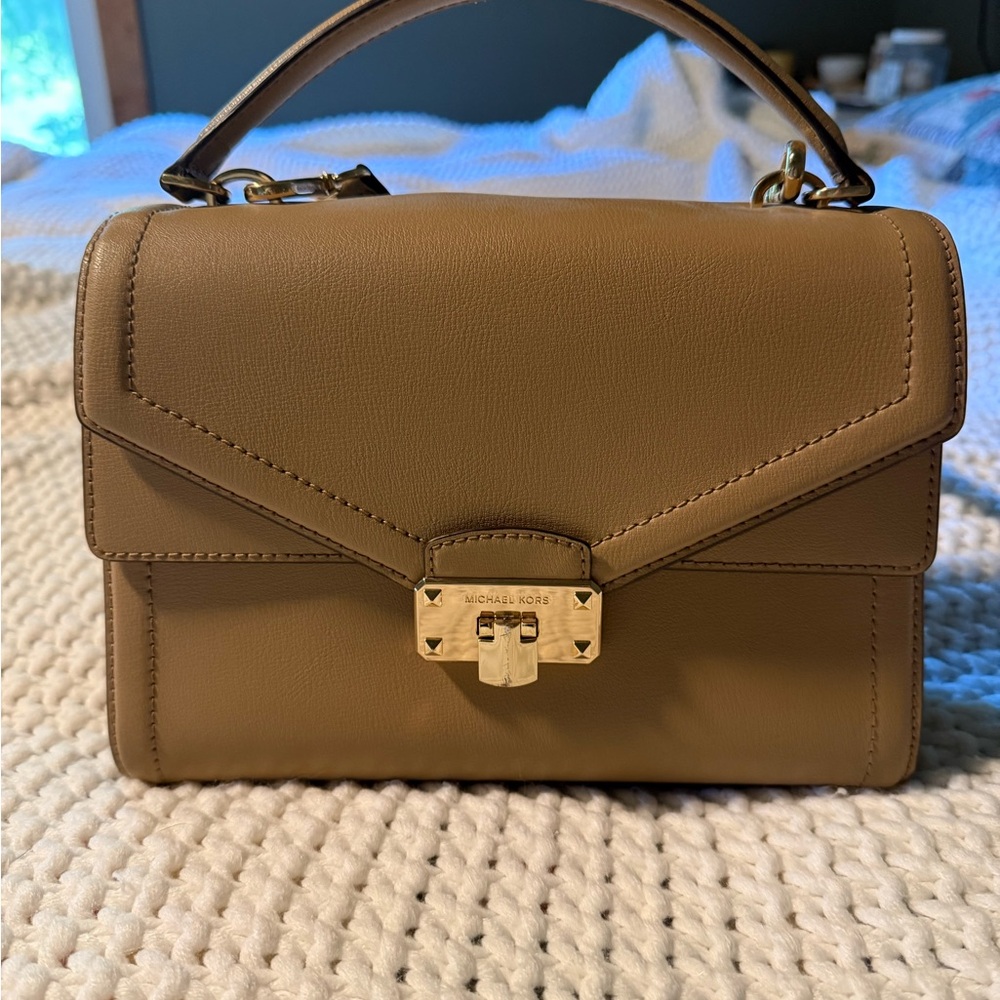 Michael Kors Brown Leather Satchel